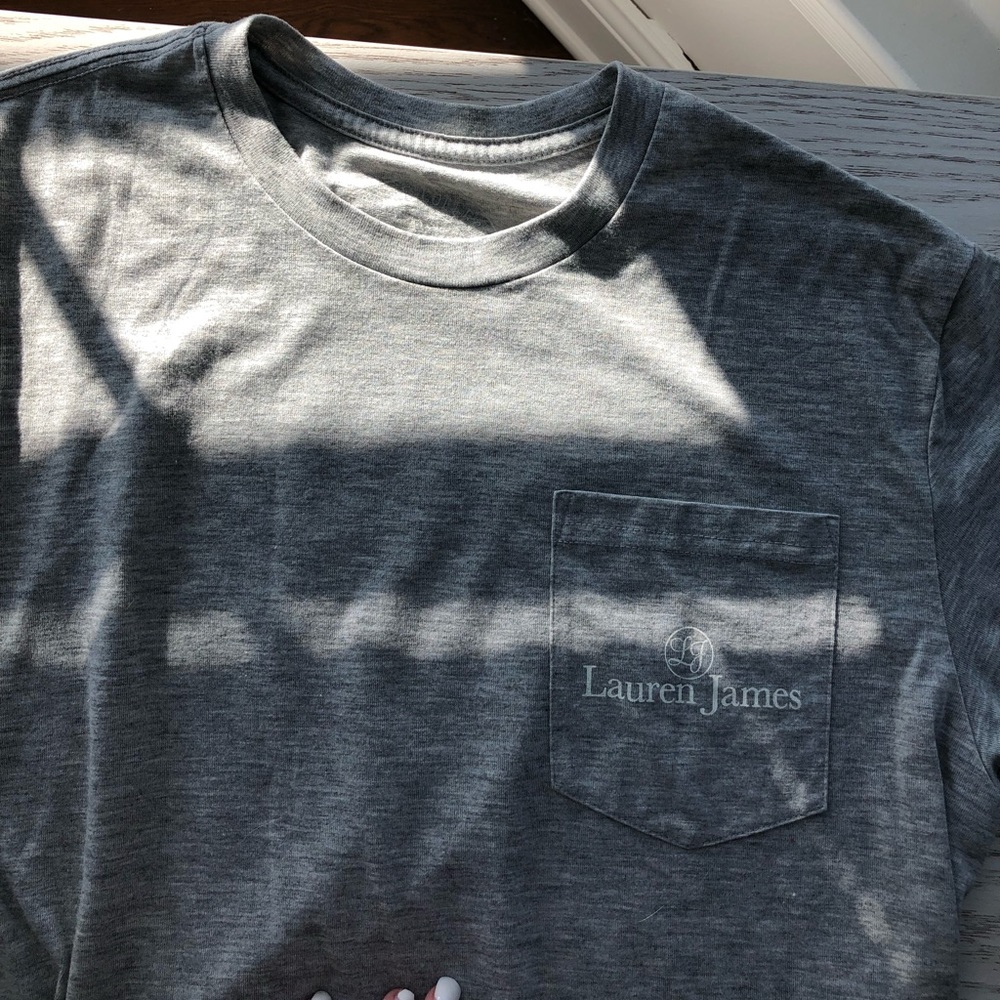 women’s lauren james preppy pocket tee t-shirt